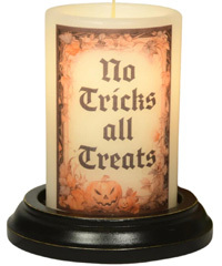Candle Sleeve - Spooky Fall No Tricks