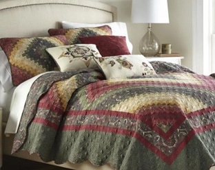 Spice Postage Stamp Bedding