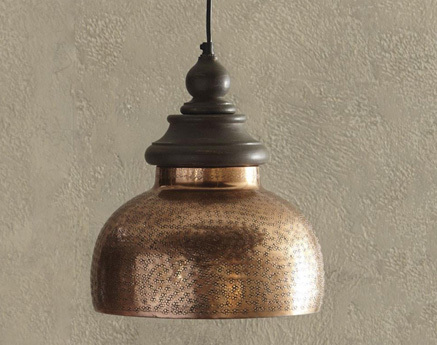 Antique Copper Pendant Light