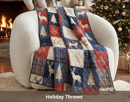 Christmas Decor Throws