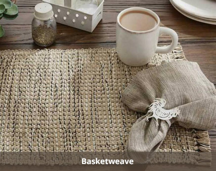 Basketweave Table Linens