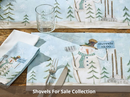 Shovels For Sale Table Linens