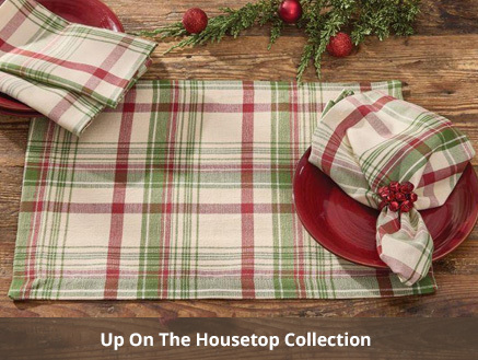Up On The Housetop Table Linens
