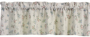 Backyard Flowers Valance