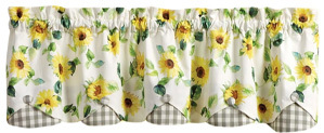 Follow The Sun Lined Layered Valance