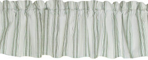 Grain Sack Sage Valance