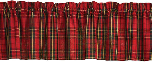 Sportsman Plaid Valance