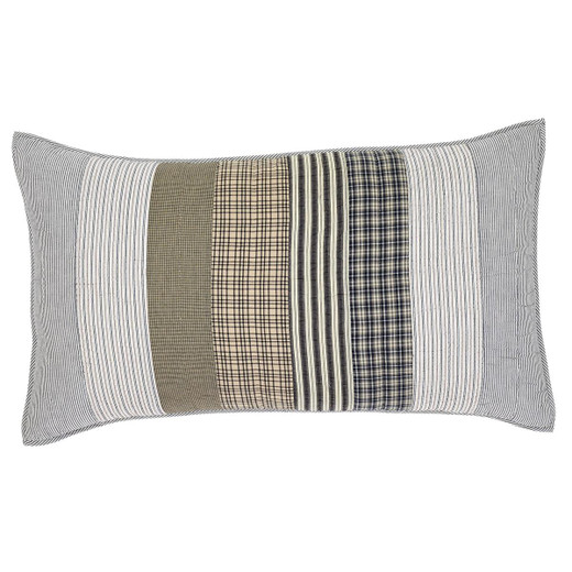 Beckham Pillow Sham - Euro Fabric - Country Village Shoppe