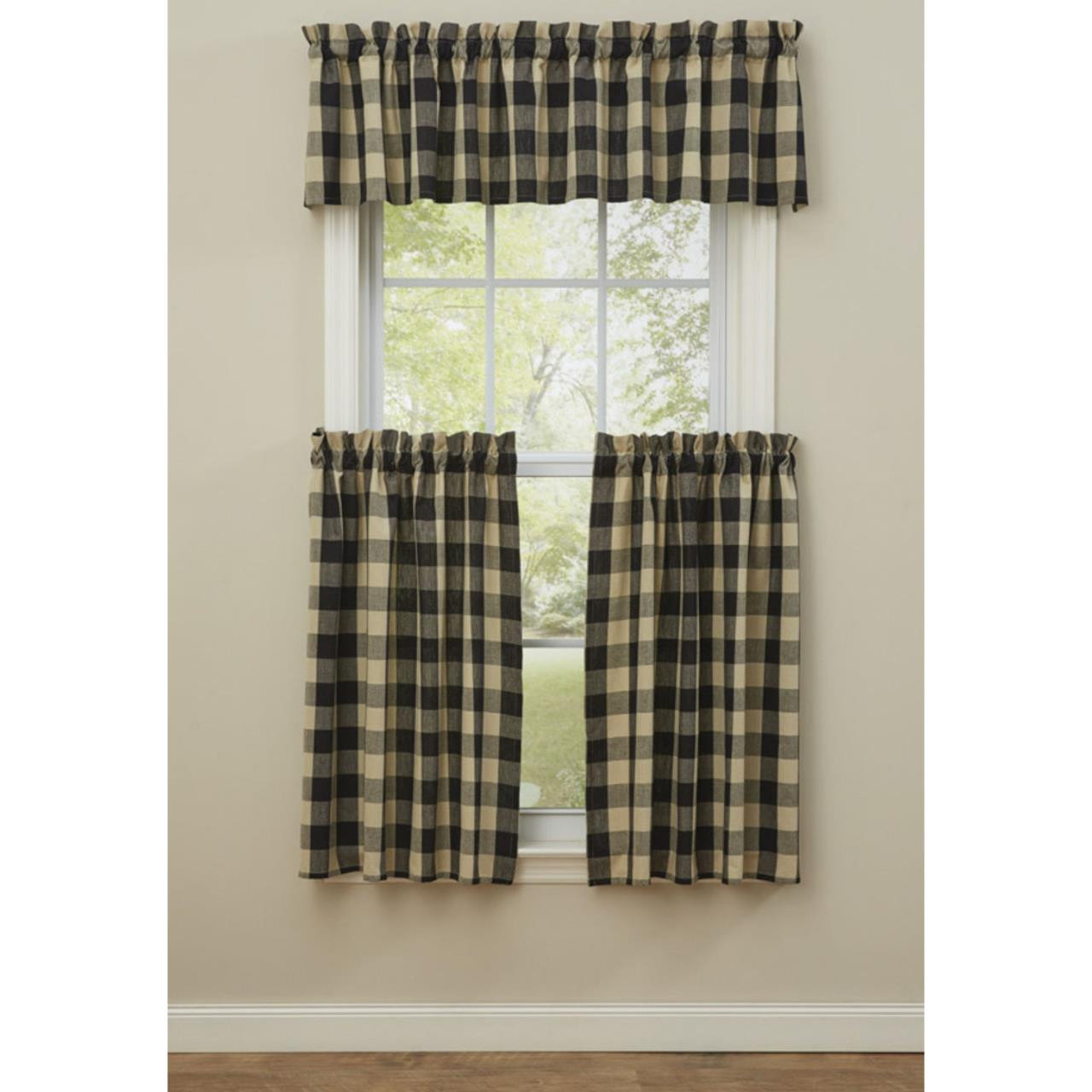 Wicklow Valance  Black 72x14