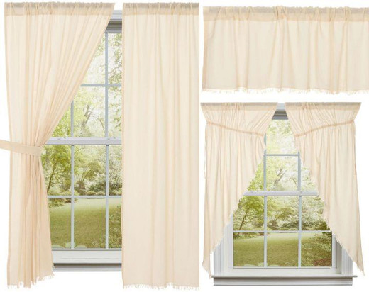 Tobacco Cloth Natural Curtain Collection