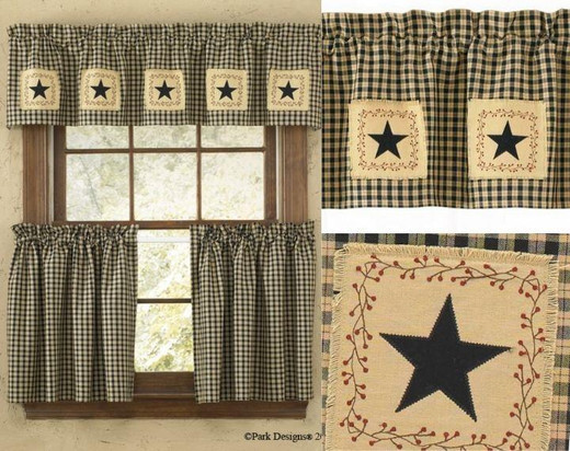 Star Patch Curtain Collection