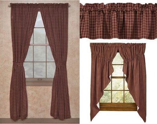 Sturbridge Wine Curtain Collection