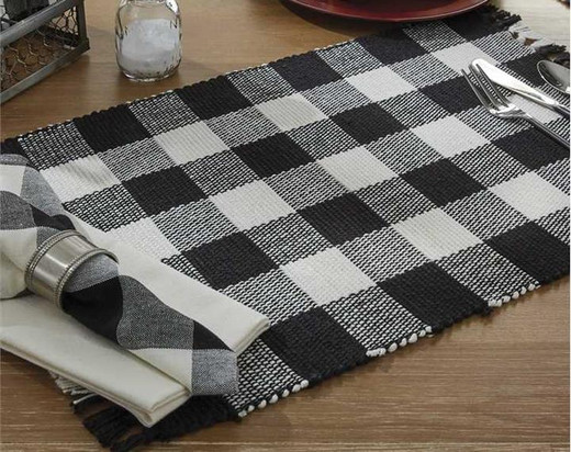 Wicklow Check Black & Cream Kitchen & Dining Collection