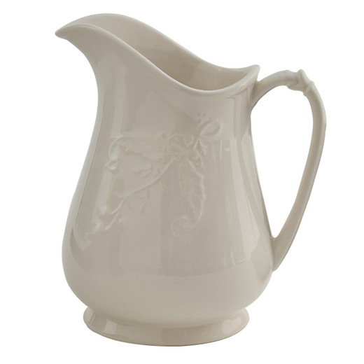 Stoneware Pitcher - Lily Of Valley