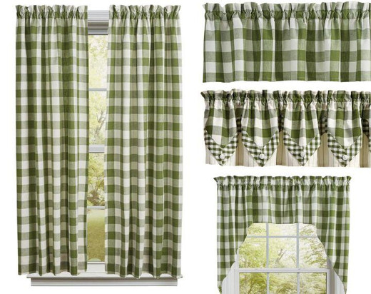 Wicklow Check Sage Curtain Collection
