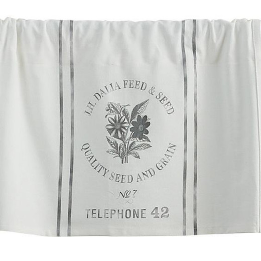 Seed Sack Valance - 60x14