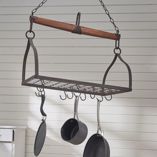 Cast Iron Hanging Pot Racks - Foter