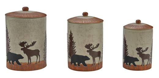 Vintage Thermos Canisters - Set of 3 - Country Village Shoppe