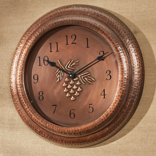 VALOR 525T アンティーク Valley Pine Wall Clock - Country Village Shoppe