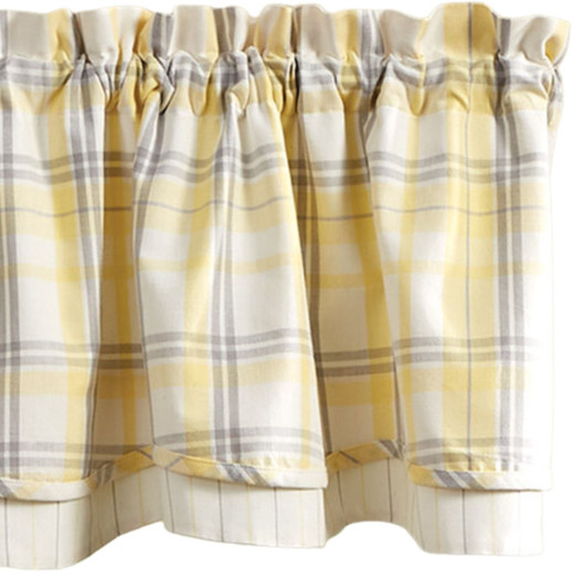 Meadowlark Valance -Lined Layered 72x16