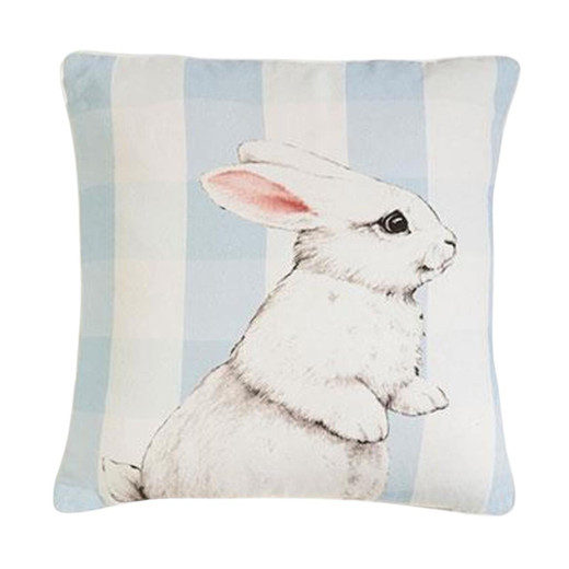 Bunny Pillow - Blue 16.5