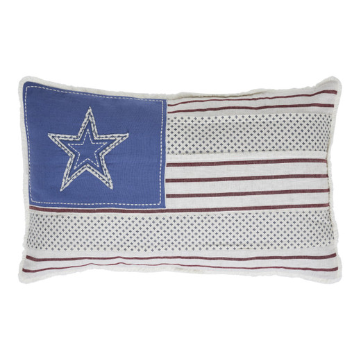 Celebration Patchwork Flag Pillow - 14x22