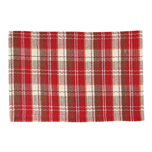 Fireside Plaid Placemats - Set of 6 - Country Village Shoppe