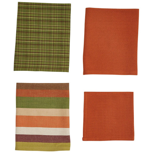 Fall Colors Dishtowel Set - Country Village Shoppe