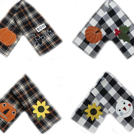Fall to Winter Assorted Towels - 8 Total 2 Each