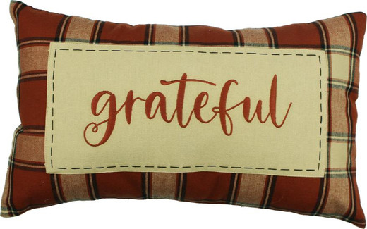 Harvest Moon Grateful Pillow - 14x20 - Final Sale