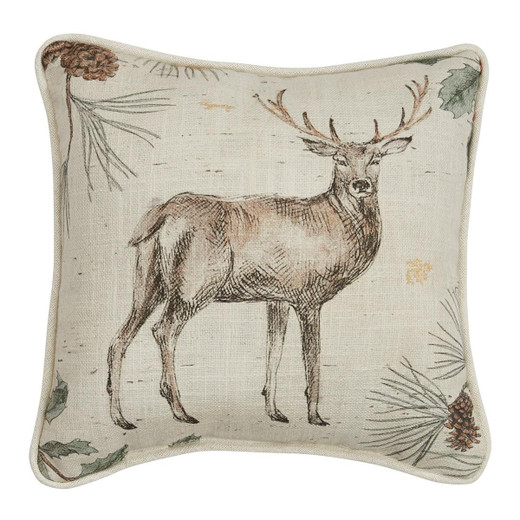Wild & Beautiful Deer Pillow - 10x10