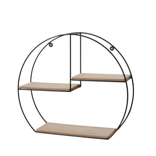 Metal Wall Shelf Circle 14x15.5 Country Village Shoppe