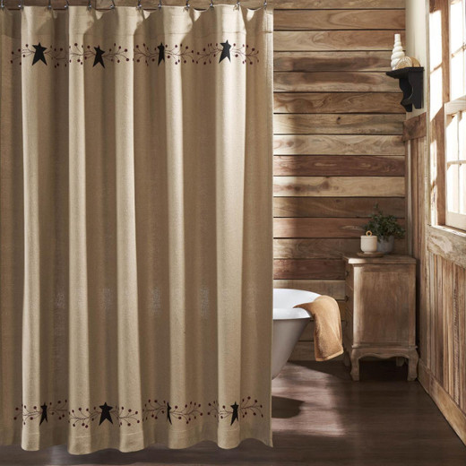 Rustic Farmhouse Shower Curtain Nautical Decor Shower CurtainLong