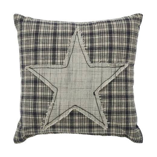 My Country Applique Star Pillow - 6x6
