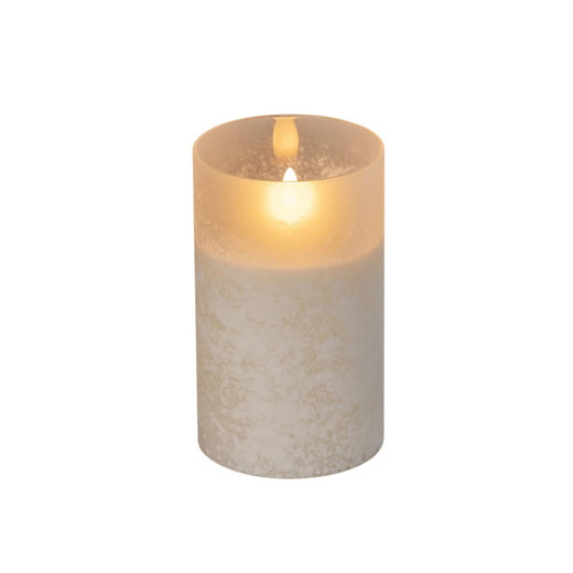 White-Timer-Candle-5-Frosted-