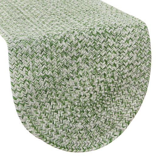 Spice Bin Braided Table Runners - Mint