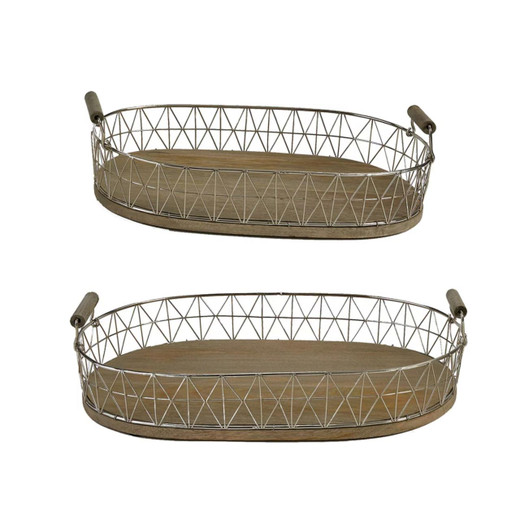 Crestwood Oval Trays - Set of 2 - Country Village Shoppe