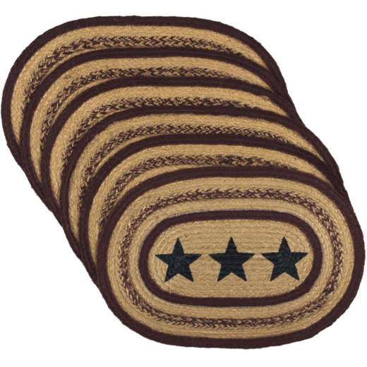 Potomac Jute Placemats - Oval 12x18 Set of 6