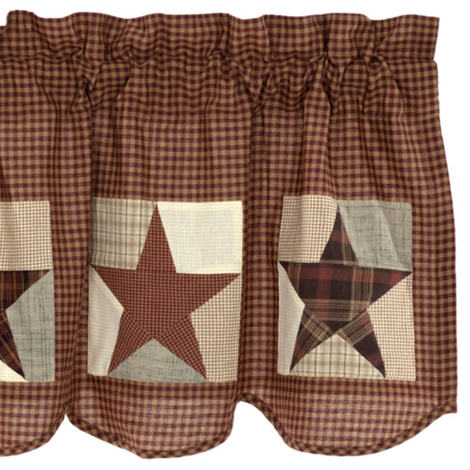 Abilene Star Valance - Patch Block 60x20