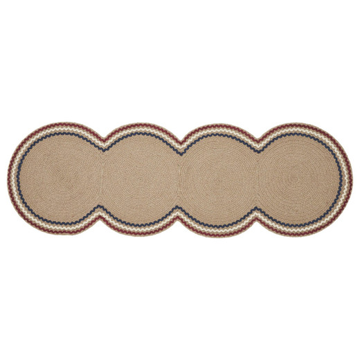 Red White Blue Ric Rac Table Runner - 12x36