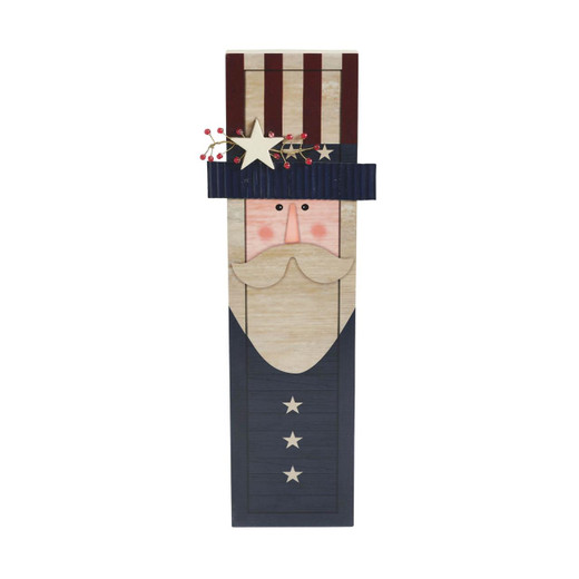 Uncle Sam Block Sign - 5x15 - Country Village Shoppe