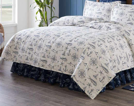 Captain's Quarters Navy Bedding Collection