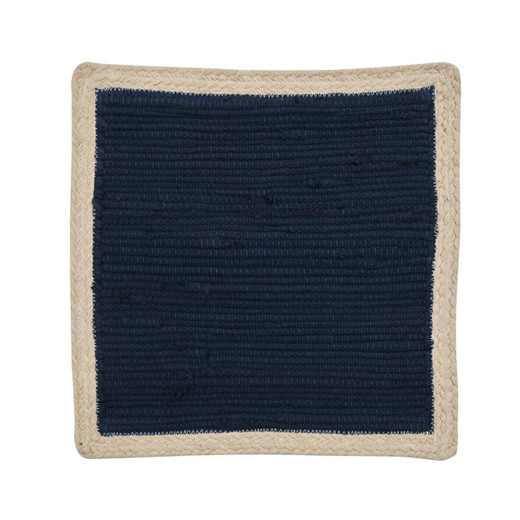Dune Navy Placemats - Square Set of 2