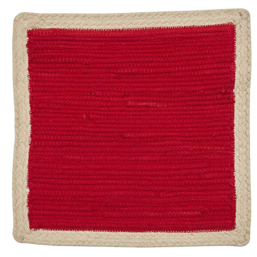 Dune Red Placemats - Square Set of 2