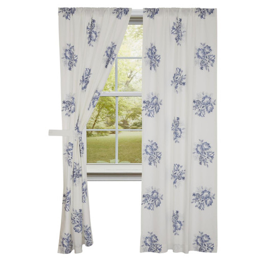 Lydia Blue Panels - 80x84