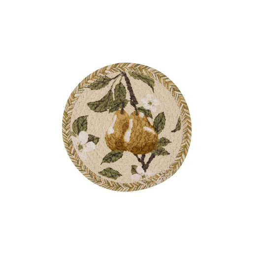 Golden Pear Braided Trivets - 8" Set of 2