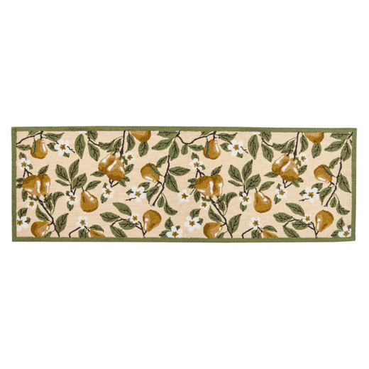 Golden Pear Hooked Rug - 24x72