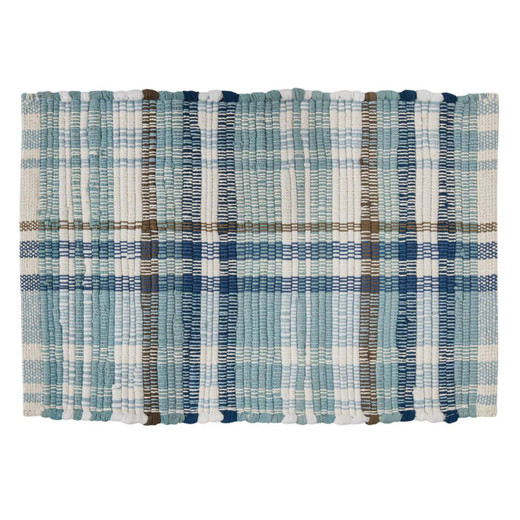 Driftwood Plaid Placemats - Chindi Set of 6