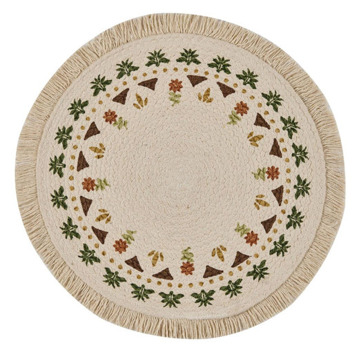 Maisy Braided Placemats - Round 15" Set of 2