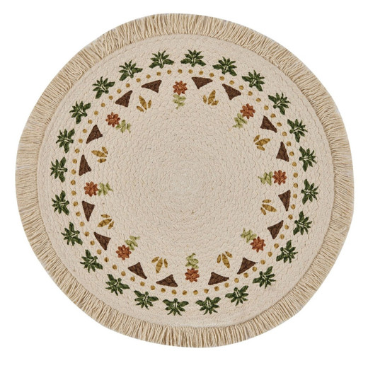 Maisy Braided Placemats - Round 15" Set of 2